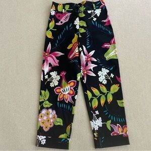 JOACHIM BOSSE Floral Cropped Capri Pants size 2